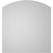 Ekena Millwork Arch Top Surface Mount PVC Gable Vent: Functional, w/ 3-1/2"W x 1"P Standard Frame, 26"W x 28"H GVPAR26X2801SF - alternate 2